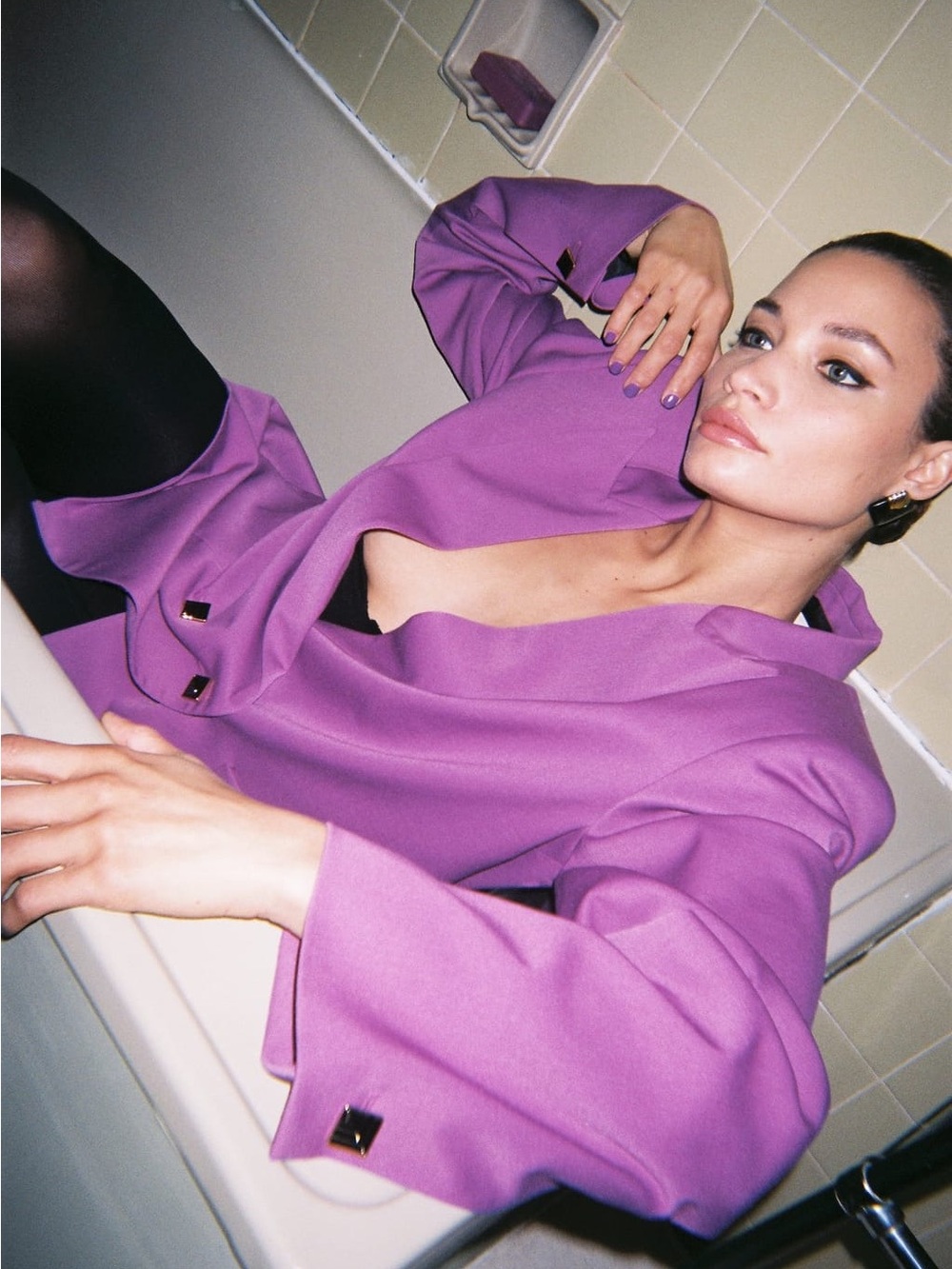 Yomi Universe Purple BZ054 Blazer